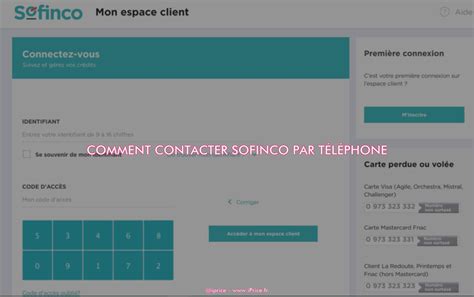 telephone sofinco|Comment contacter Sofinco